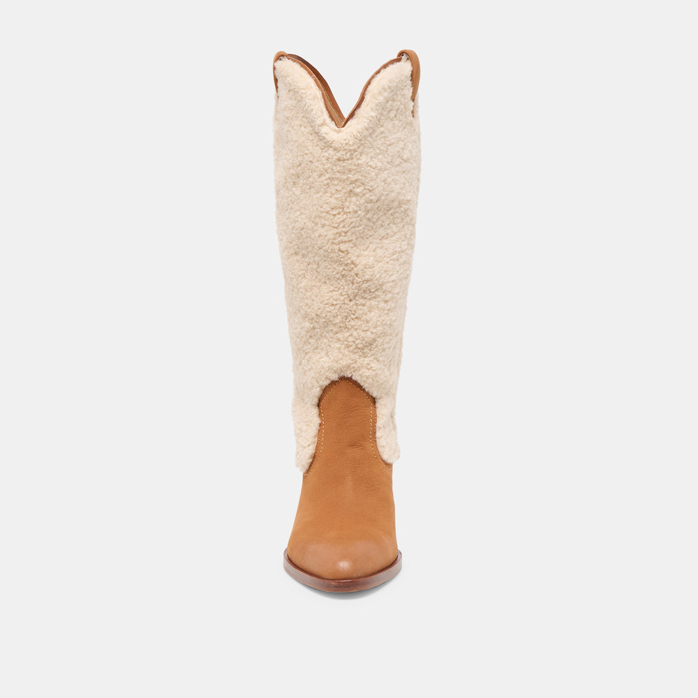 Dolce Vita SHOES | Mykel Plush Caramel Nubuck Boots