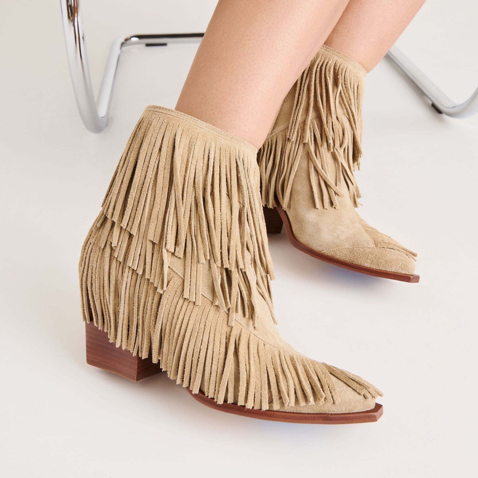 Dolce Vita SHOES | Torey Dk Taupe Suede Booties