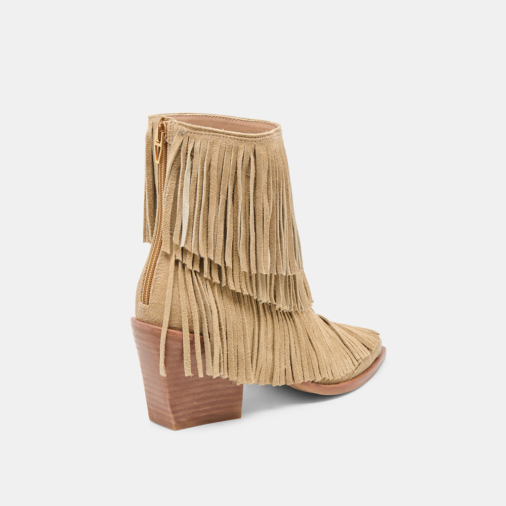 Dolce Vita SHOES | Torey Dk Taupe Suede Booties