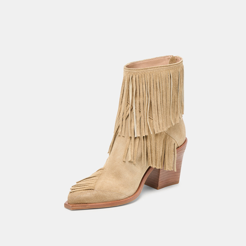 Dolce Vita SHOES | Torey Dk Taupe Suede Booties