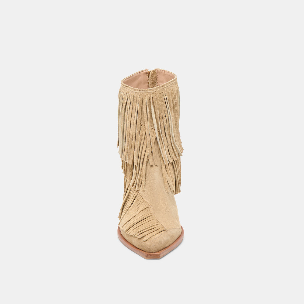 Dolce Vita SHOES | Torey Dk Taupe Suede Booties