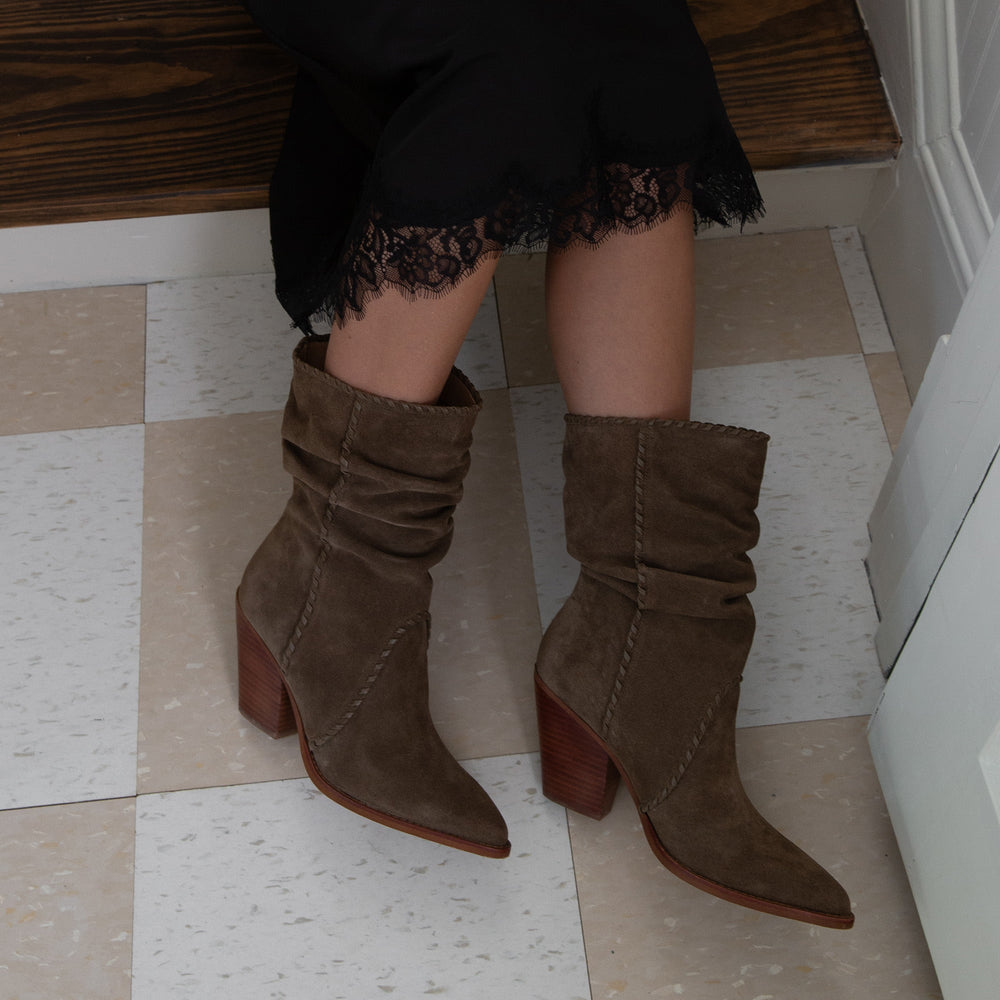 Dolce Vita SHOES | Julith Olive Suede Boots