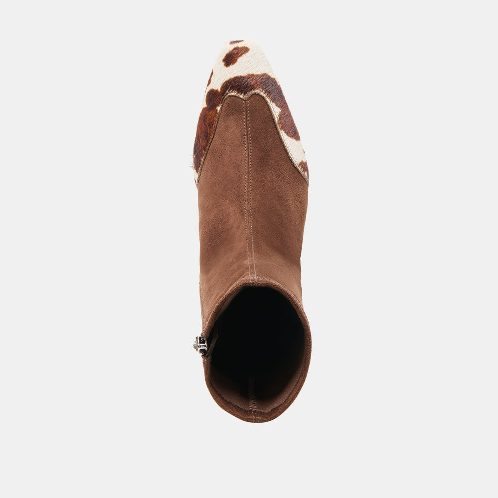 Dolce Vita SHOES | Anika Dk Brown Multi Stella Suede Boots
