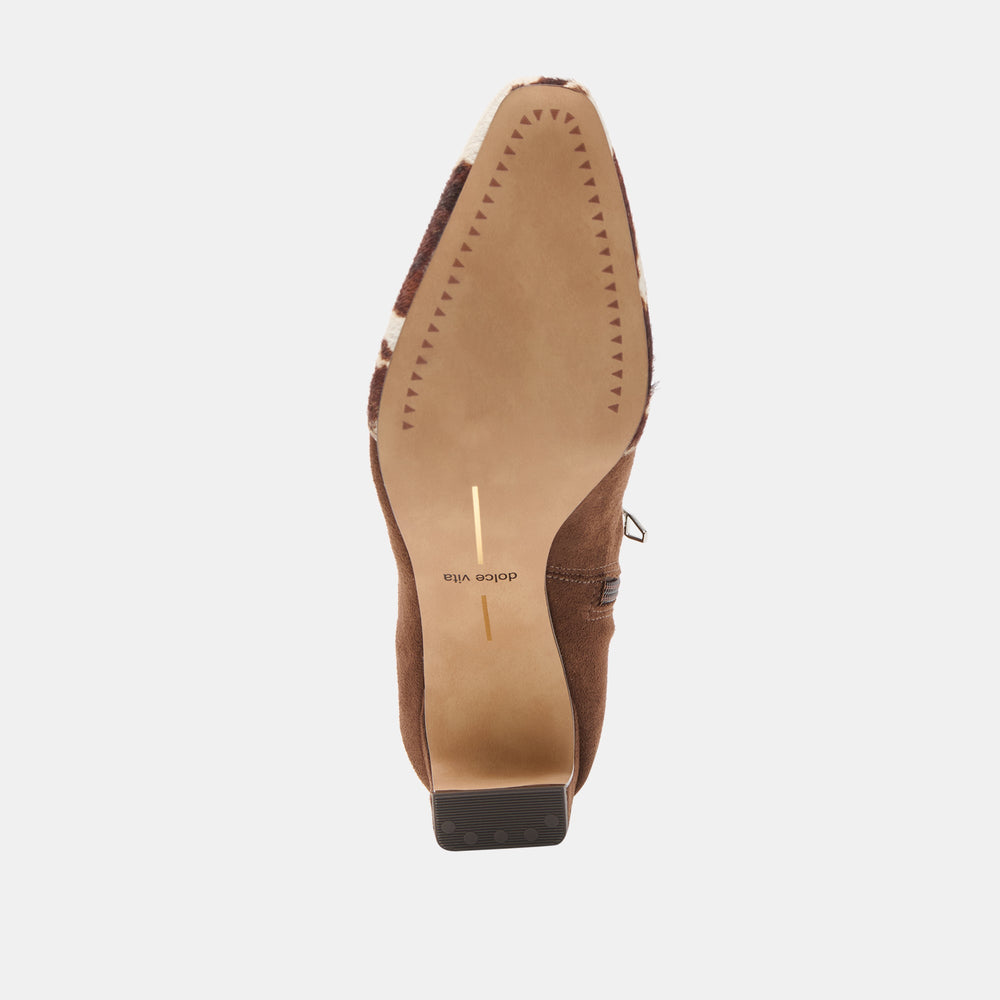 Dolce Vita SHOES | Anika Dk Brown Multi Stella Suede Boots