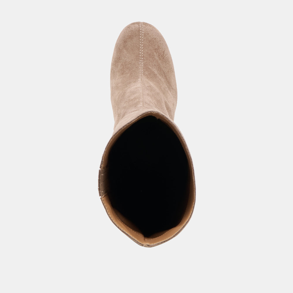 Dolce Vita SHOES | Hudsin Wide Calf Barley Suede Boots