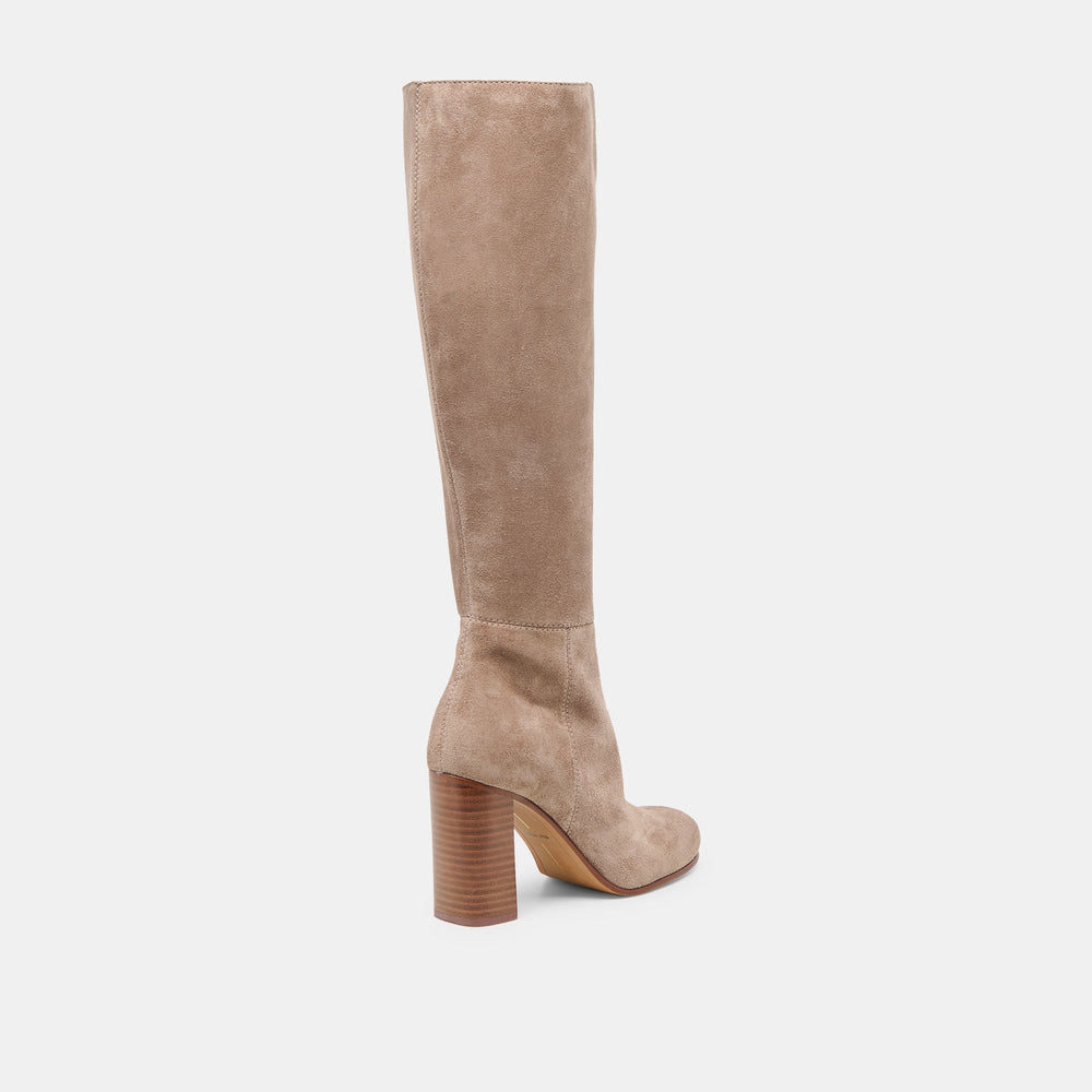 Dolce Vita SHOES | Hudsin Wide Calf Barley Suede Boots