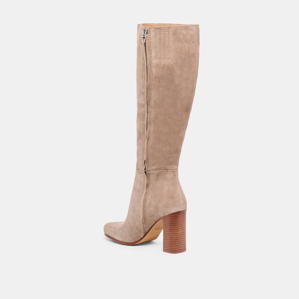 Dolce Vita SHOES | Hudsin Wide Calf Barley Suede Boots