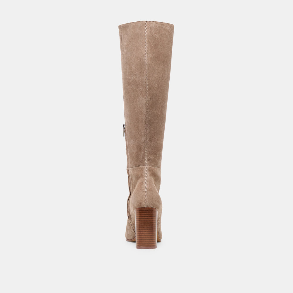 Dolce Vita SHOES | Hudsin Wide Calf Barley Suede Boots