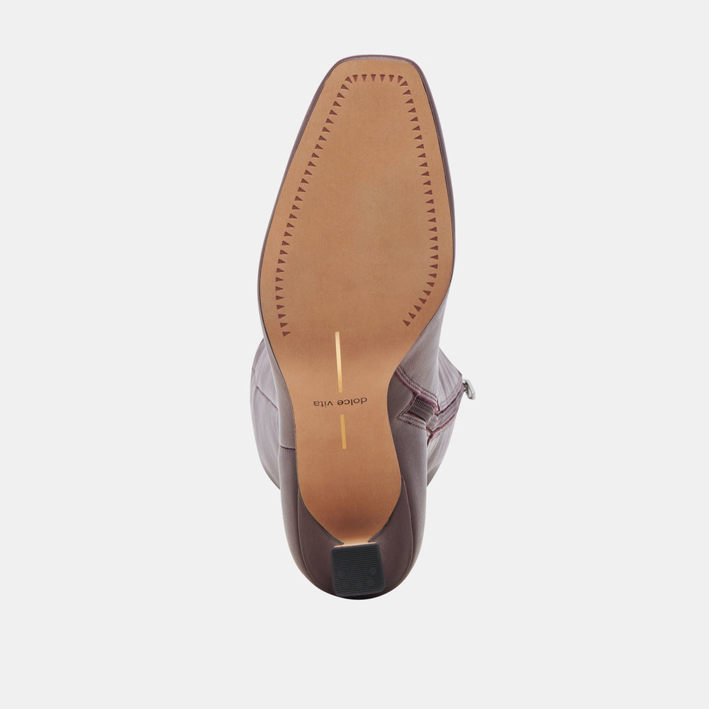 Dolce Vita SHOES | GYRA BOOTS WINE LEATHER
 – Dolce Vita