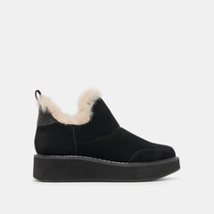Dolce Vita SHOES | Ardy Plush H2O Waterproof Onyx Suede Booties