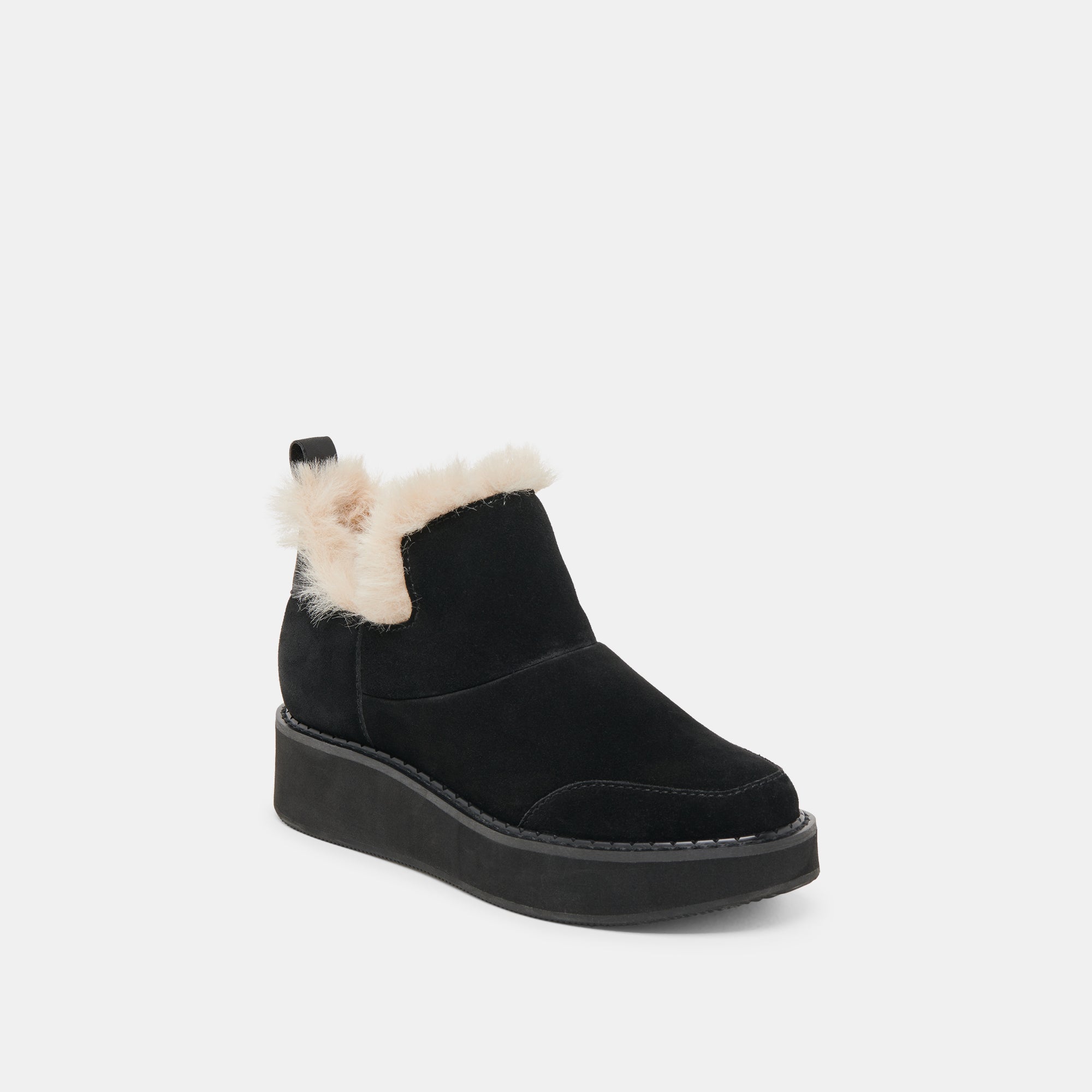 Dolce Vita SHOES | Ardy Plush H2O Waterproof Onyx Suede Booties