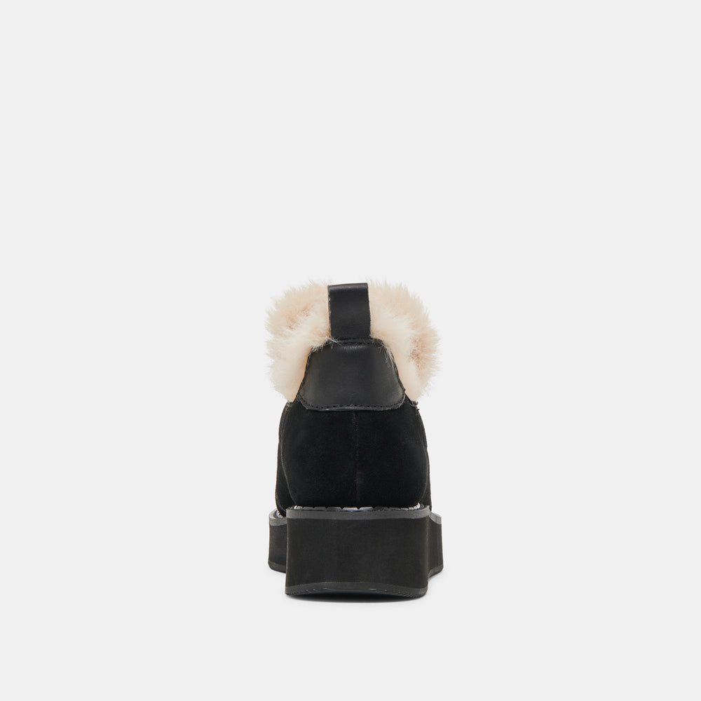 Dolce Vita SHOES | Ardy Plush H2O Waterproof Onyx Suede Booties
