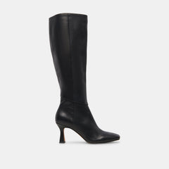 Dolce Vita SHOES | Gyra Wide Calf Black Leather Boots | Black Knee-High Wide Calf Boots
 – Dolce Vita