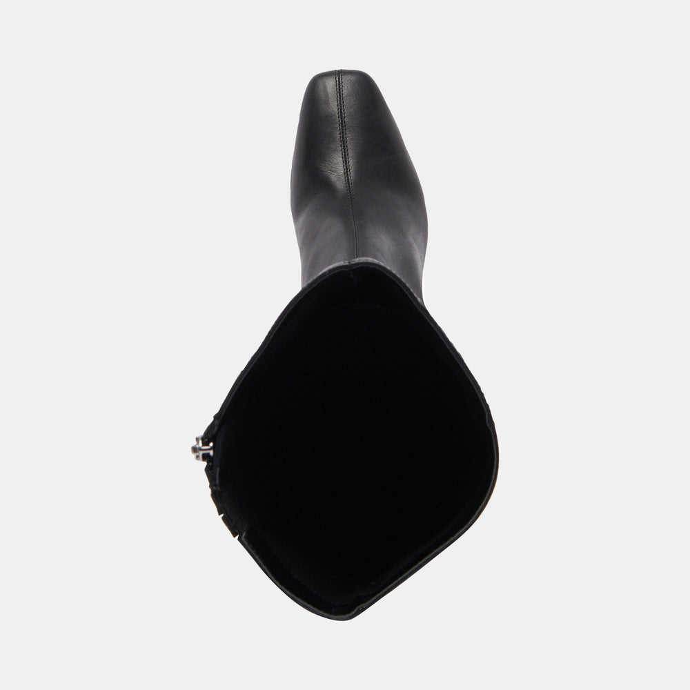 Dolce Vita SHOES | Gyra Extra Wide Calf Black Boots | Leather Wide Calf Boots
 – Dolce Vita