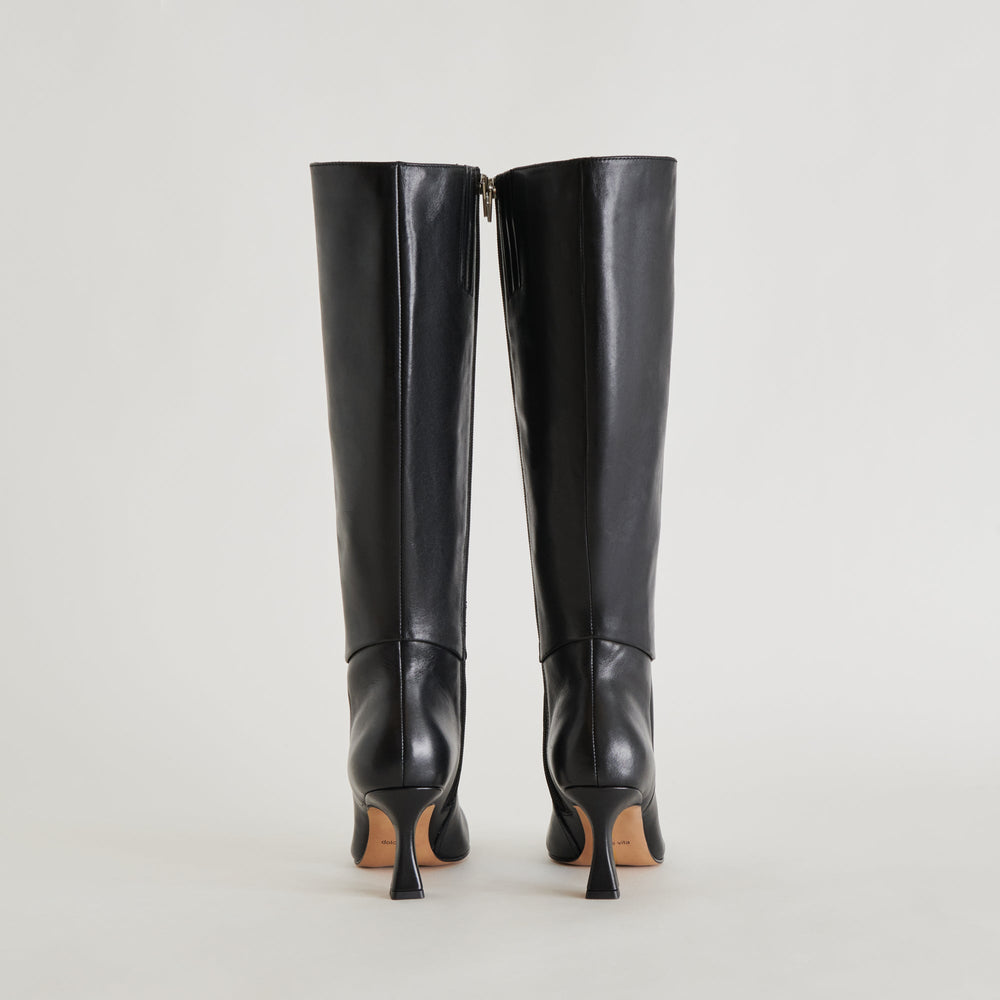 Dolce Vita SHOES | Gyra Black Leather Boots
