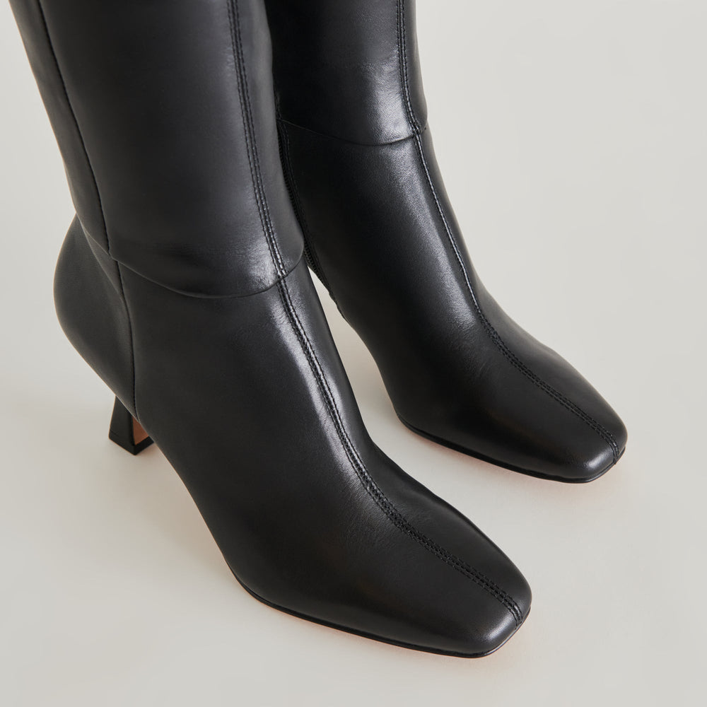 Dolce Vita SHOES | Gyra Black Leather Boots