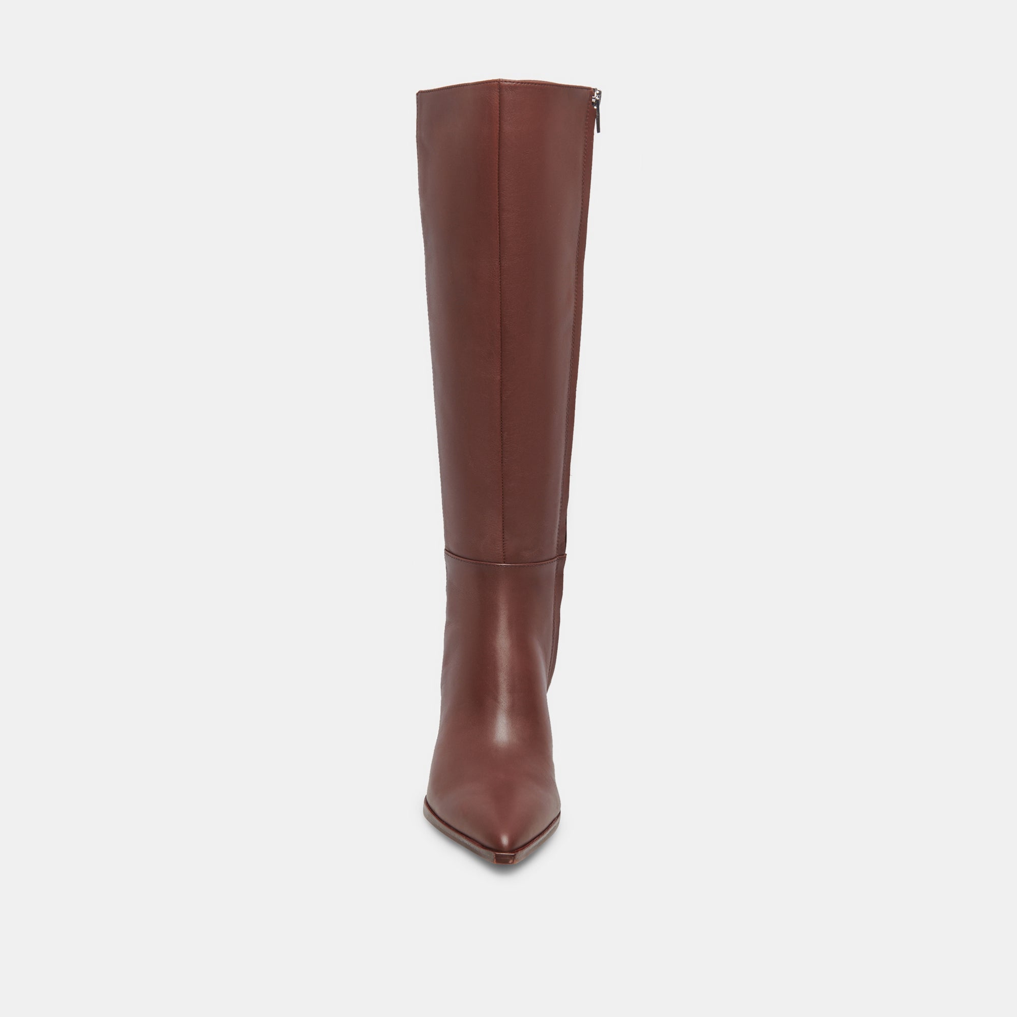 Dolce Vita SHOES | Auggie Chocolate Leather Narrow Calf Boots