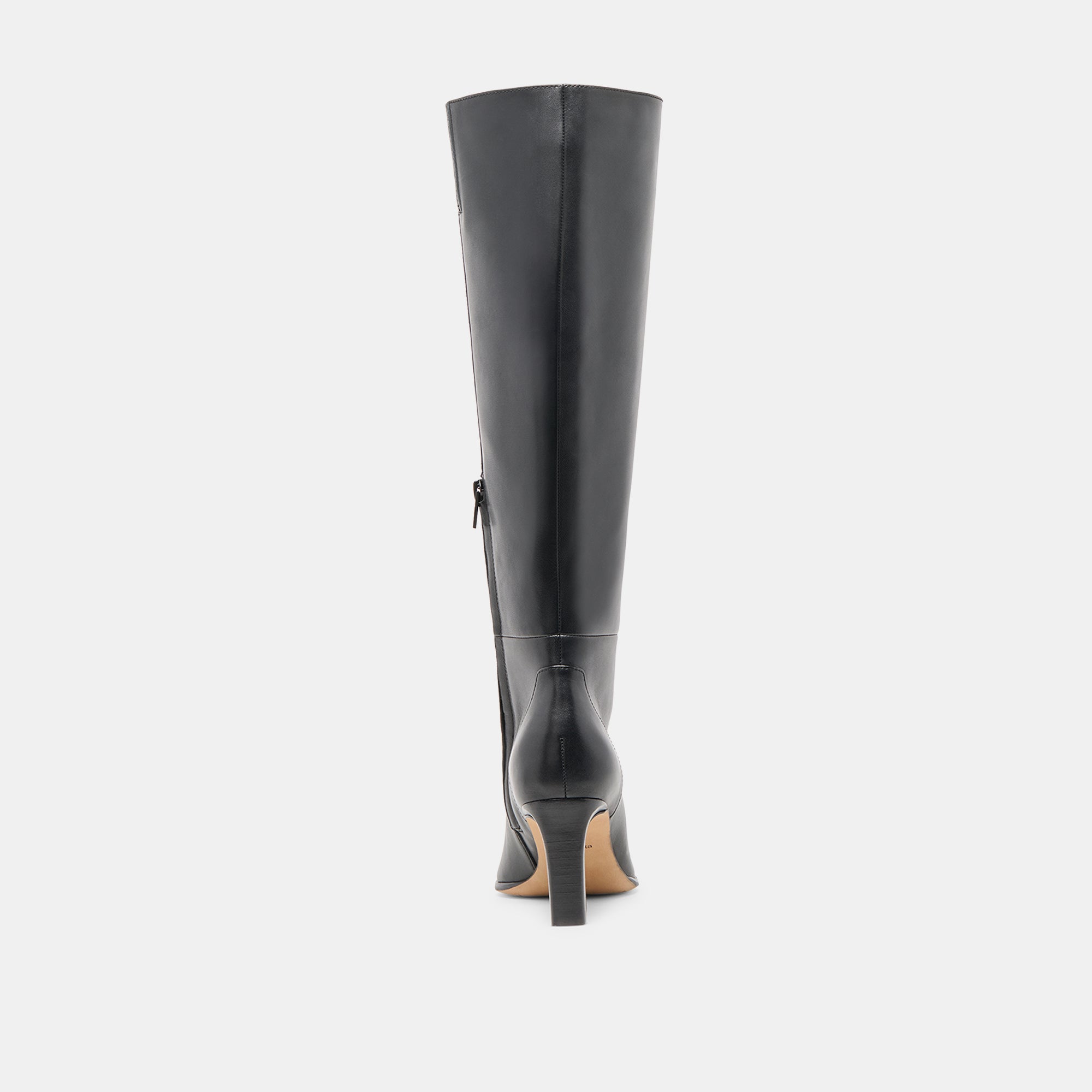 Dolce Vita SHOES | Emmi Black Leather Narrow Calf Boots