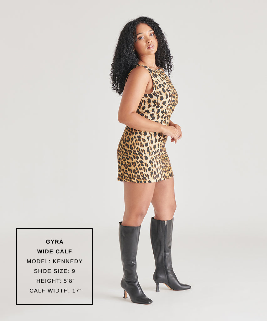 Dolce Vita SHOES | Gyra Wide Calf Black Leather Boots | Black Knee-High Wide Calf Boots
 – Dolce Vita
