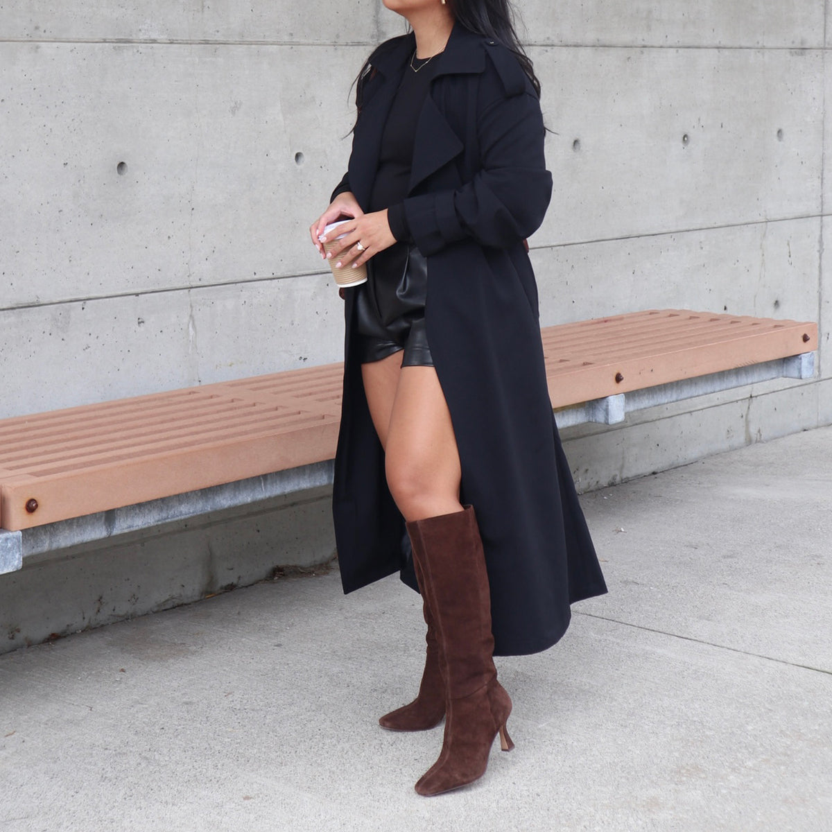 Dolce Vita SHOES | GYRA WIDE CALF BOOTS DK BROWN SUEDE
 – Dolce Vita