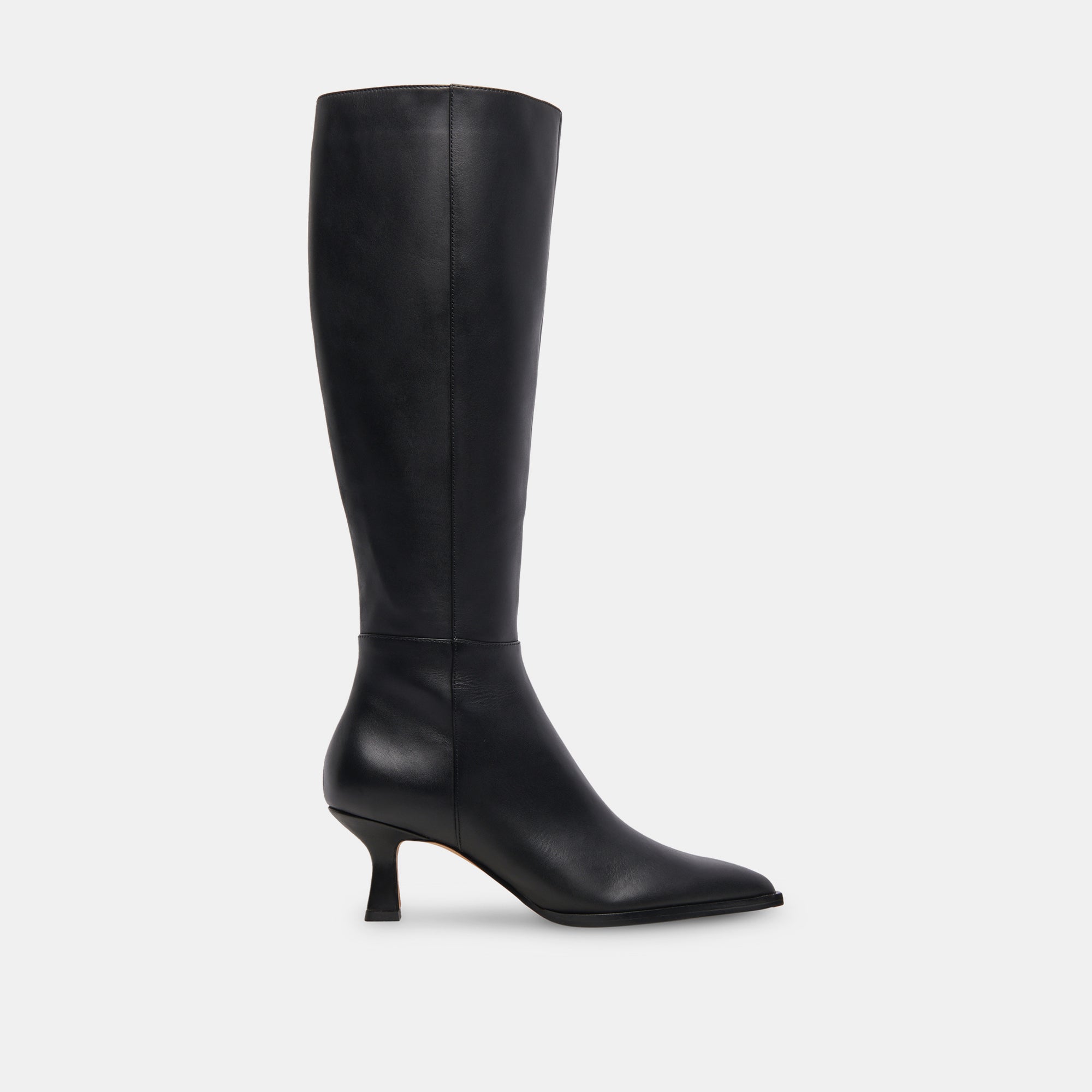 Dolce Vita SHOES | Auggie Wide Calf Boots | Black Leather Boots by Dolce Vita