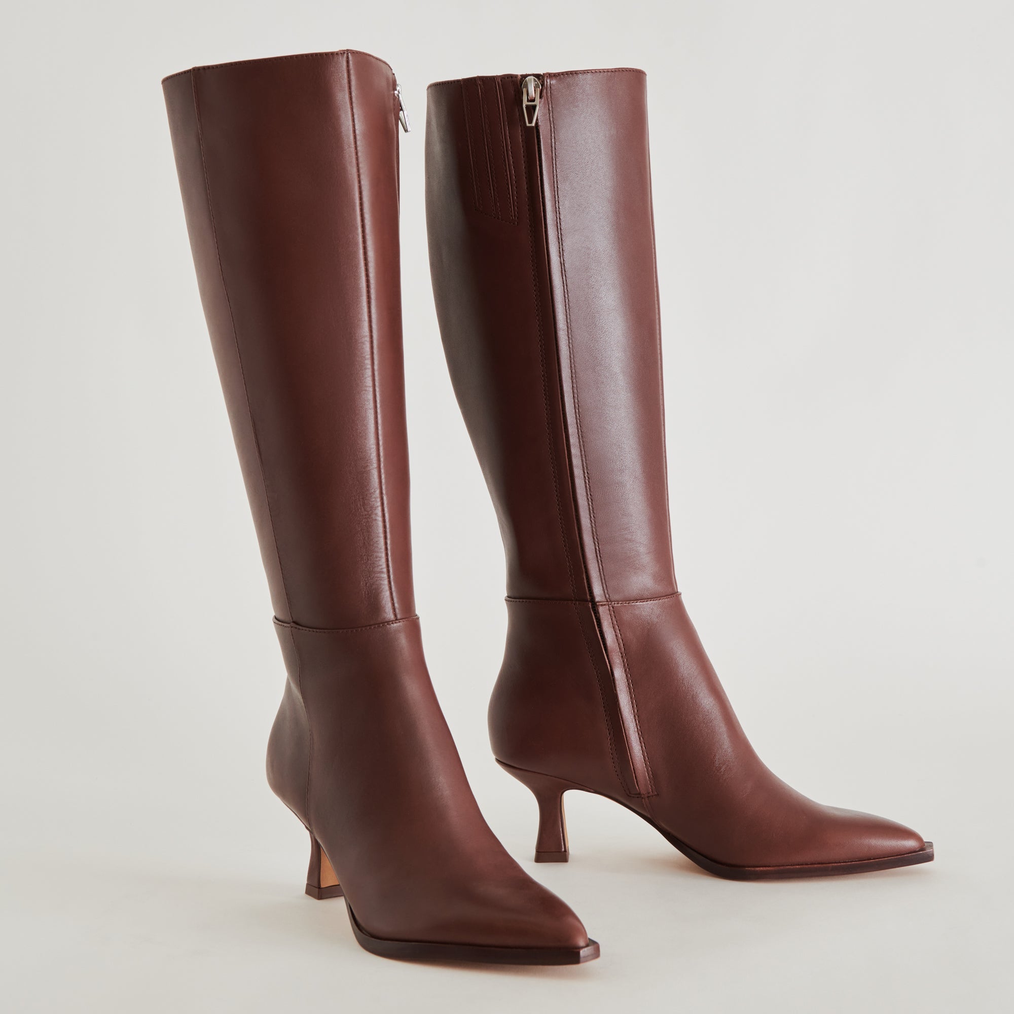 Dolce Vita SHOES | Auggie Wide Calf Boots | Chocolate Leather Boots by Dolce Vita