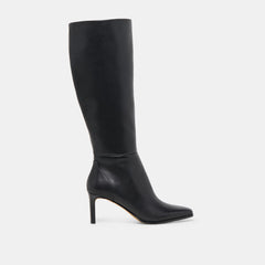 Dolce Vita SHOES | Emmi Black Leather Wide Calf Boots