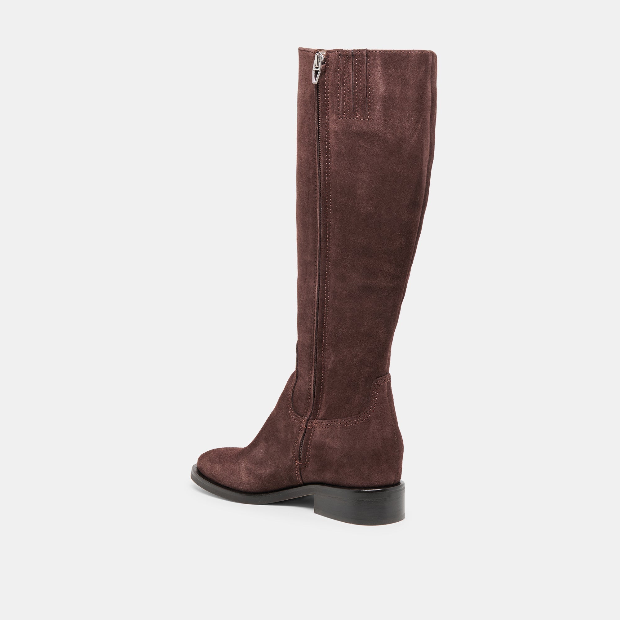 Dolce Vita SHOES | Kilian H2O Waterproof Mahogany Suede Wide Calf Boots