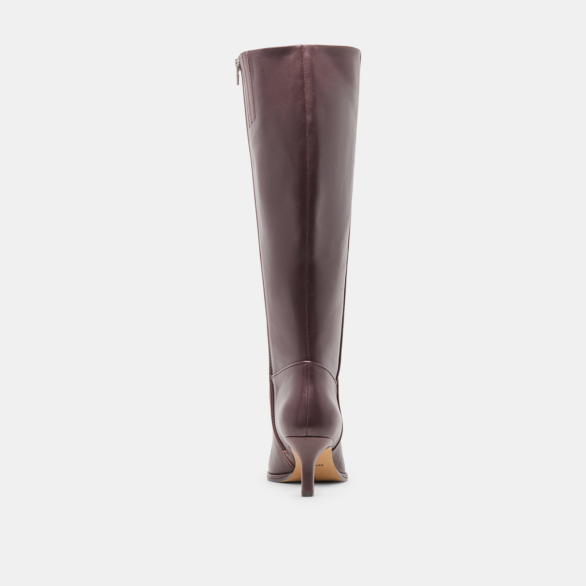Dolce Vita SHOES | Aldy Mulberry Leather Wide Calf Boots