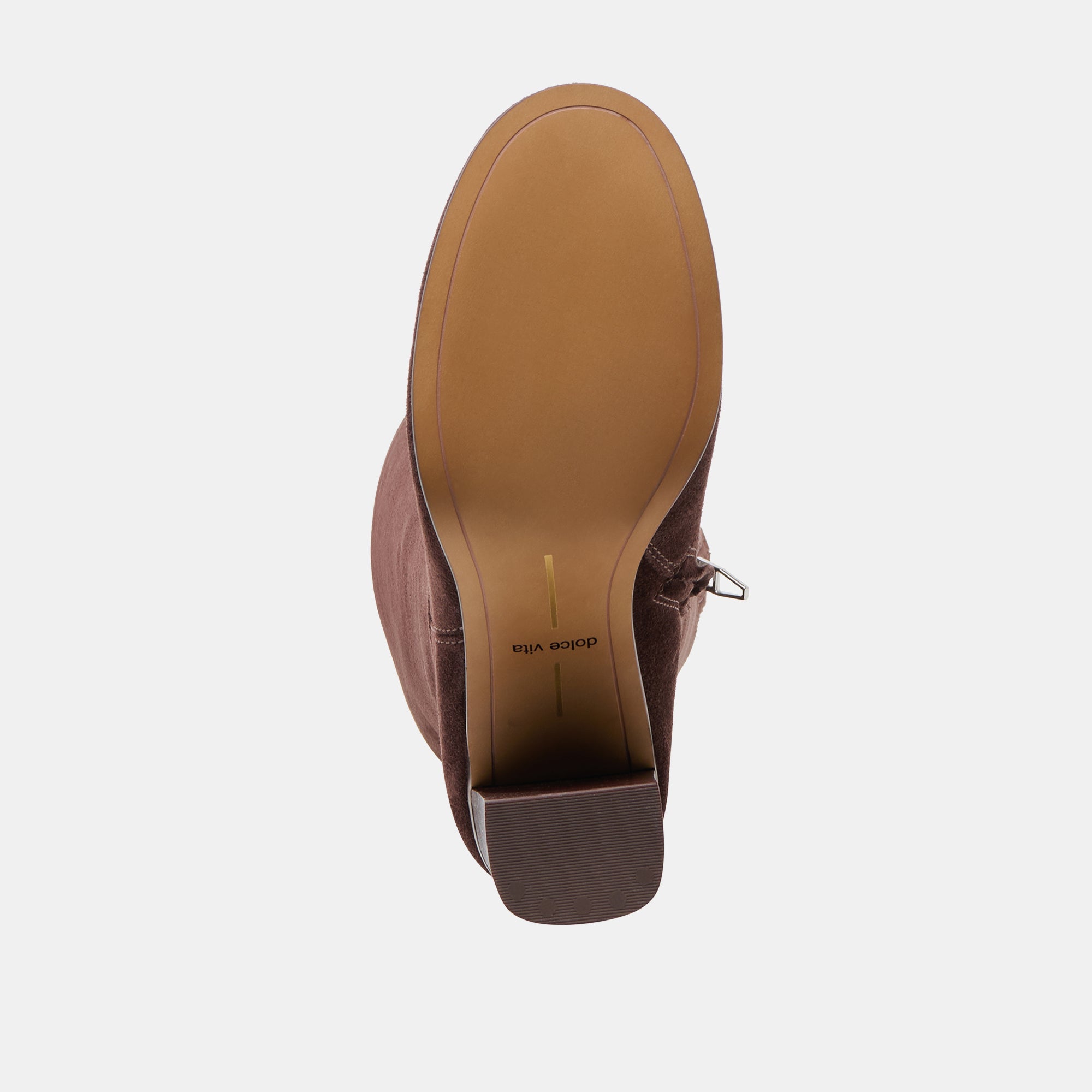 Dolce Vita SHOES | Hudsin Wide Calf Mahogany Suede Boots