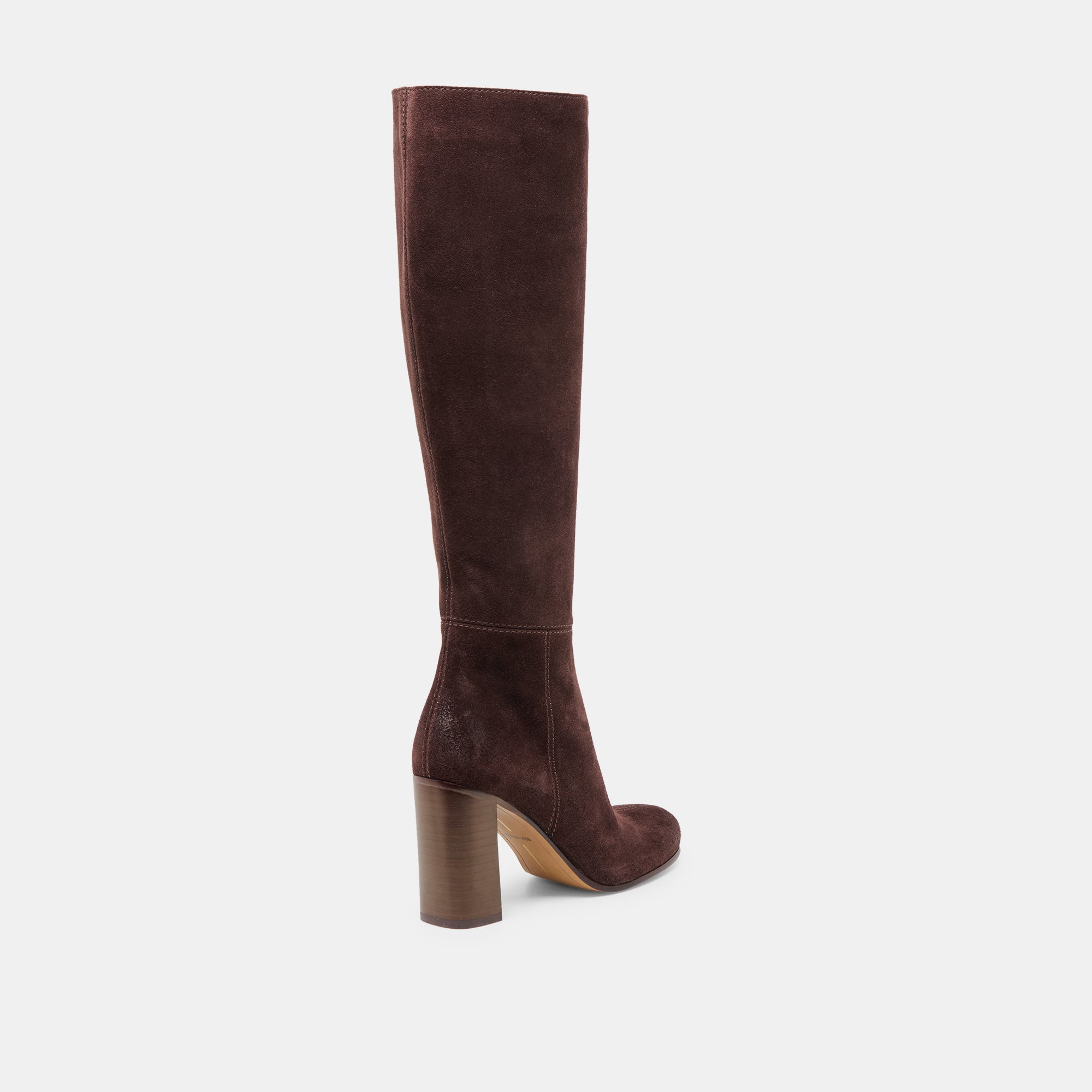 Dolce Vita SHOES | Hudsin Wide Calf Mahogany Suede Boots