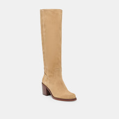 Dolce Vita SHOES | Lucyle Wide Calf Dk Taupe Suede Boots