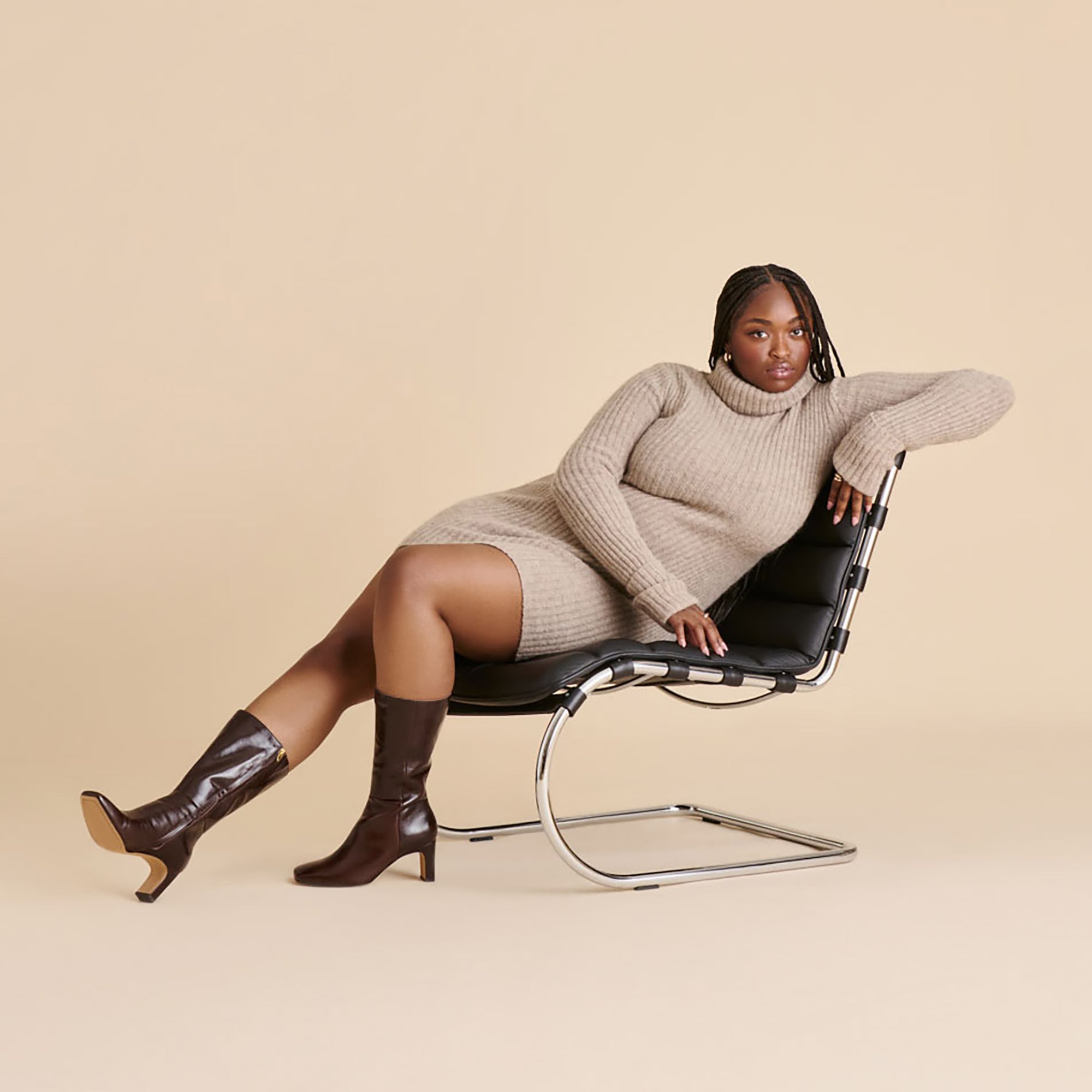 Dolce Vita SHOES | Riggs Wide Calf Chocolate Leather Boots