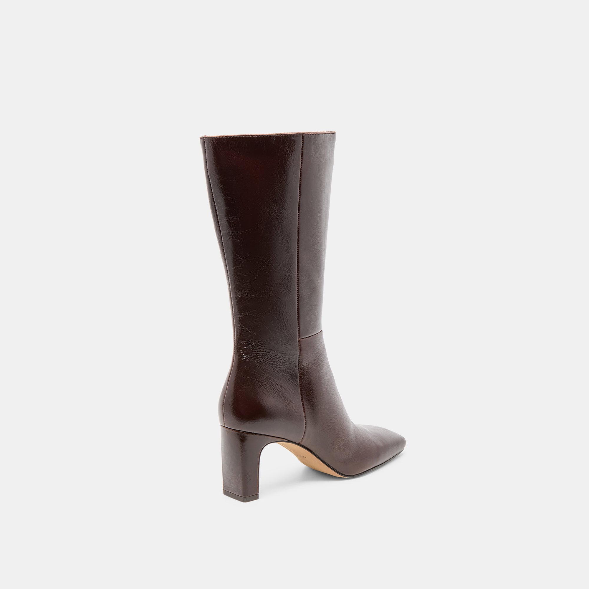 Dolce Vita SHOES | Riggs Wide Calf Chocolate Leather Boots