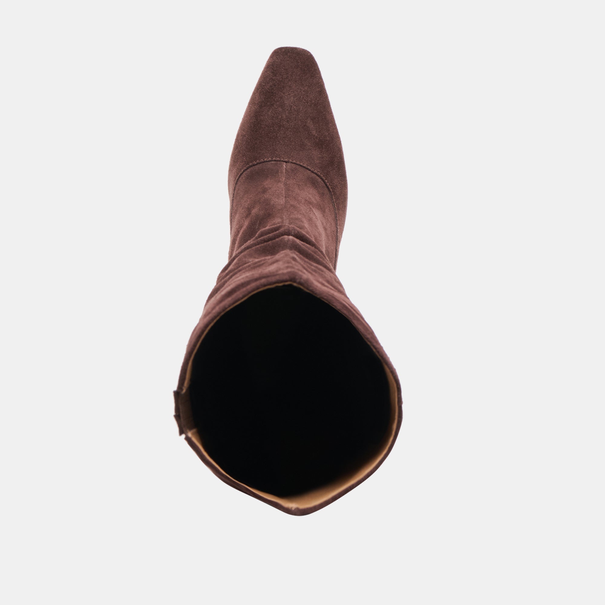 Dolce Vita SHOES | Lousa Mahogany Suede Wide Calf Boots