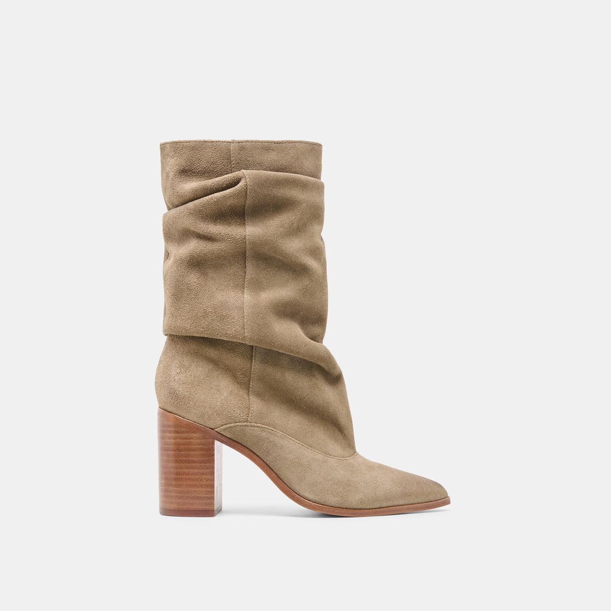 Dolce Vita SHOES | Talina Olive Suede Wide Calf Boots