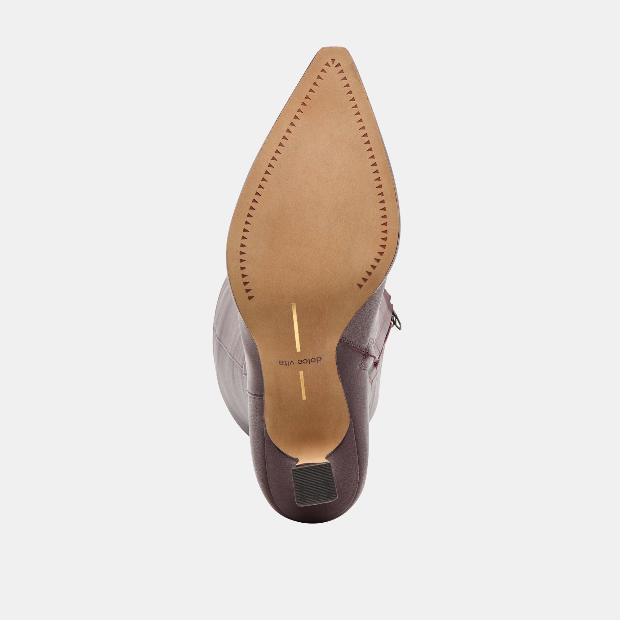 Dolce Vita SHOES | Auggie Wine Leather Wide Calf Boots