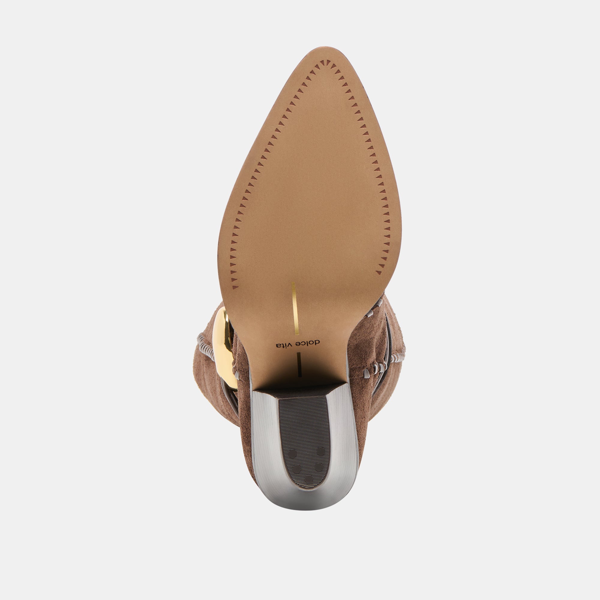 Dolce Vita SHOES | Jody Dk Brown Suede Wide Calf Boots