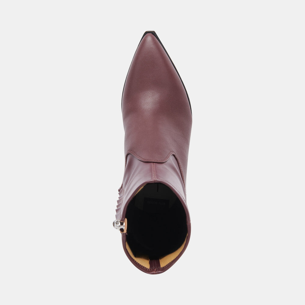 Dolce Vita SHOES | ARYA WIDE CALF BOOTS WINE LEATHER
 – Dolce Vita