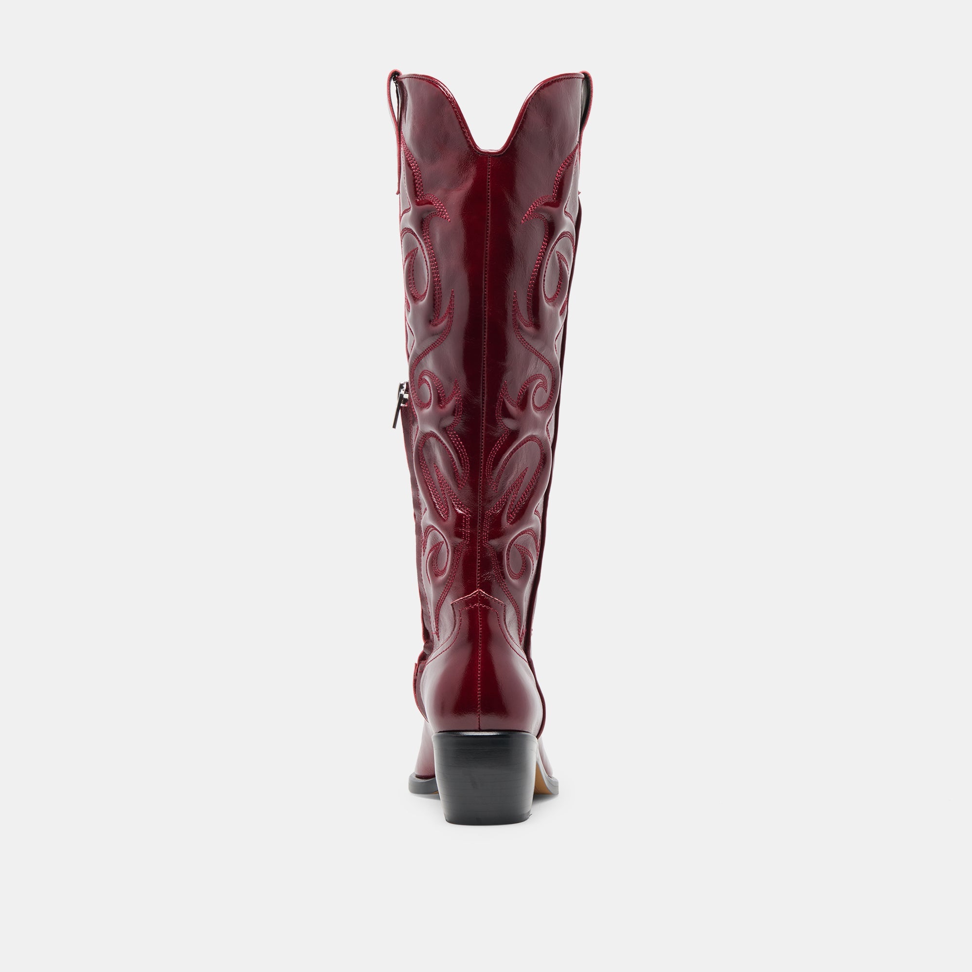 Dolce Vita SHOES | Mirla Oxblood Leather Wide Calf Boots