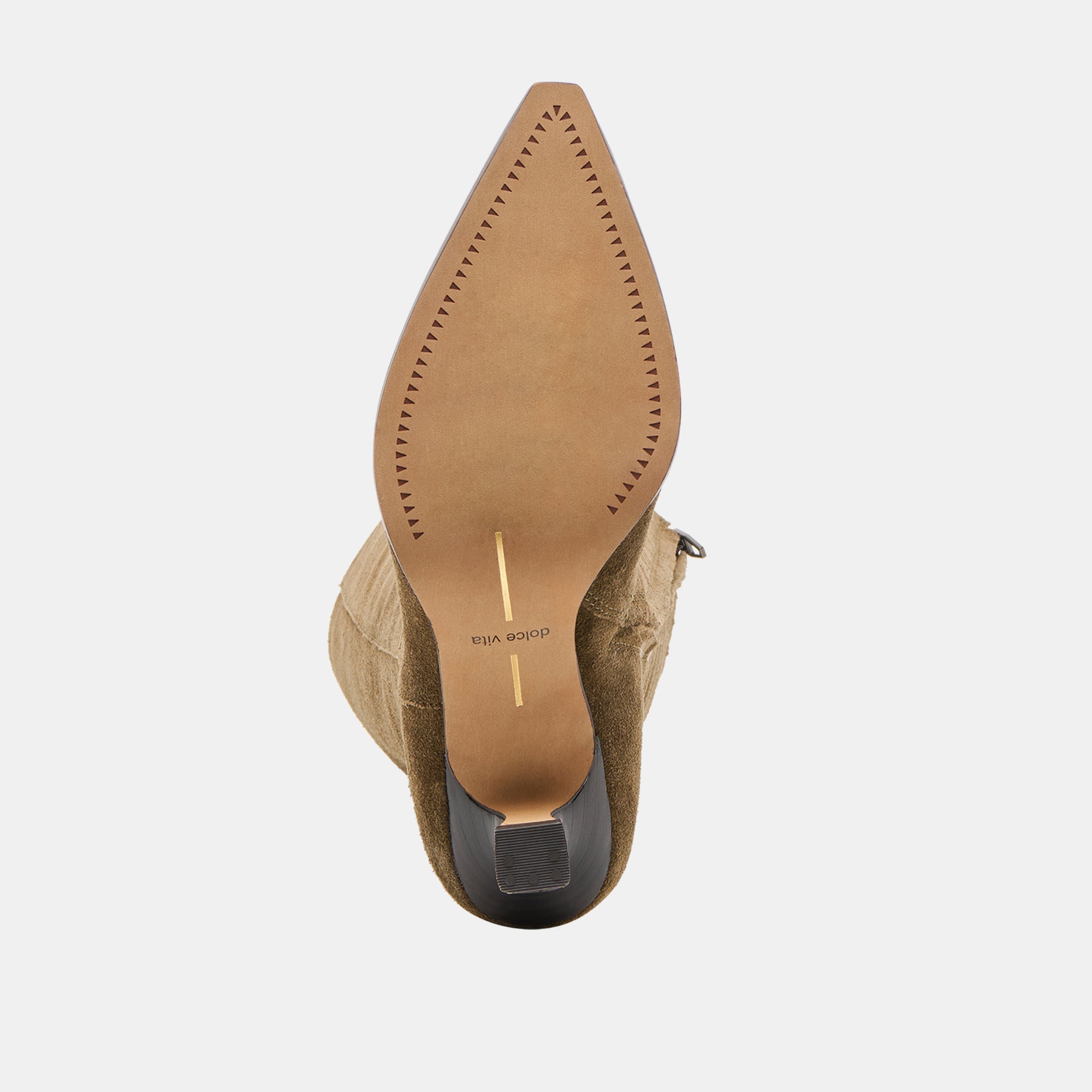 Dolce Vita SHOES | Auggie Olive Suede Wide Calf Boots