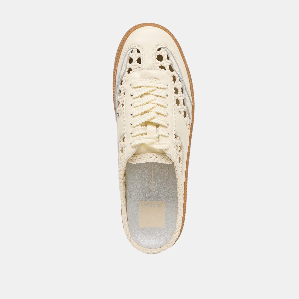 Dolce Vita SHOES | Notice Slide Woven Off White Woven Stella Sneakers