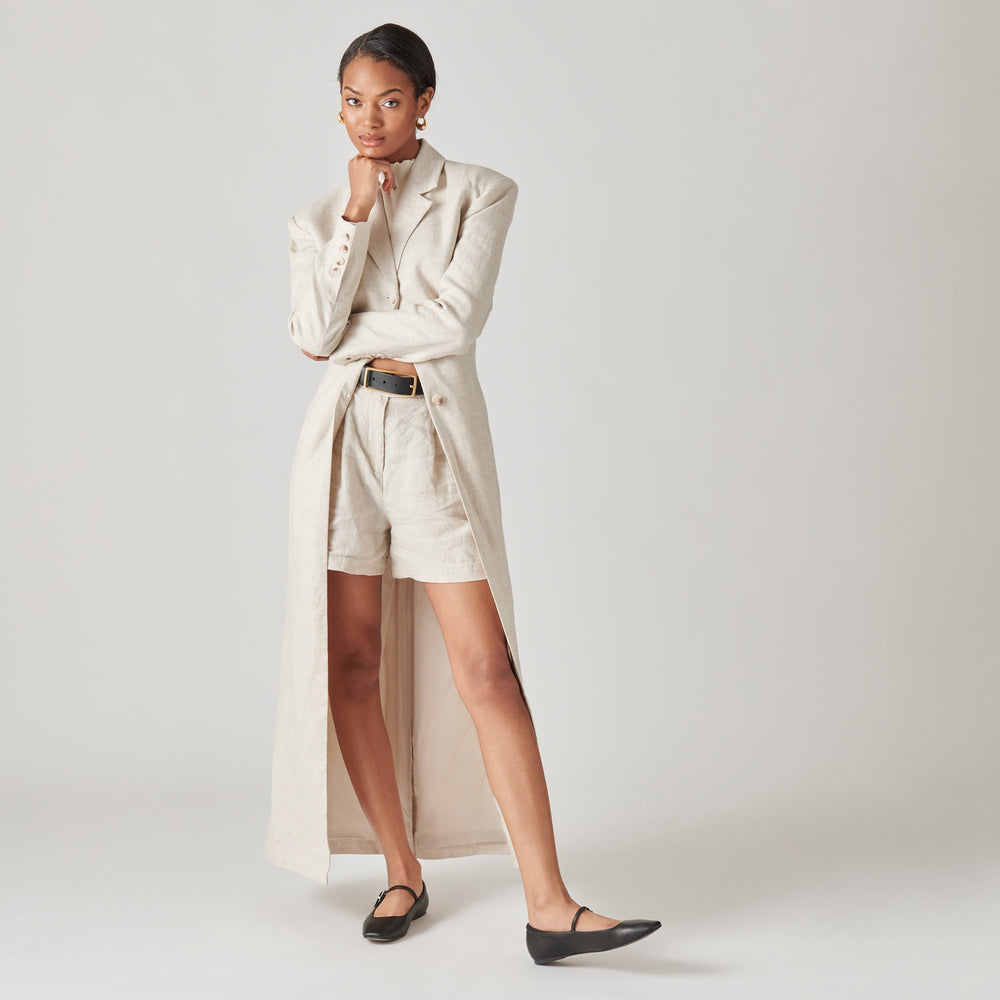 Dolce Vita SHOES | Reyes Black Leather Ballet Flats