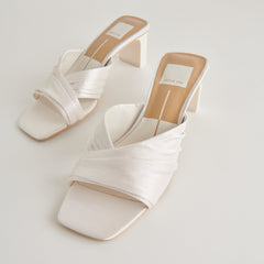 Dolce Vita SHOES | CARLAN HEELS OFF WHITE SILK
 – Dolce Vita