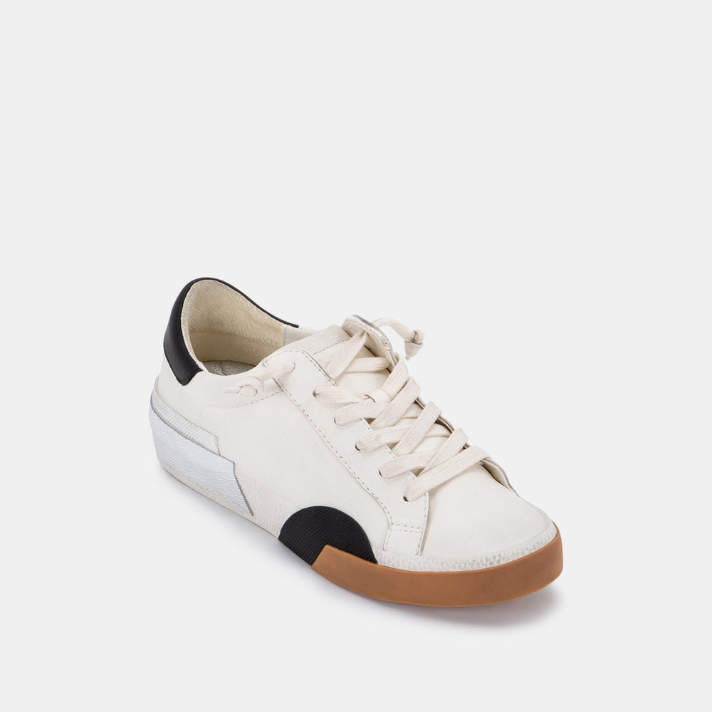 Dolce Vita SHOES | ZINA SNEAKERS WHITE BLACK LEATHER
 – Dolce Vita
