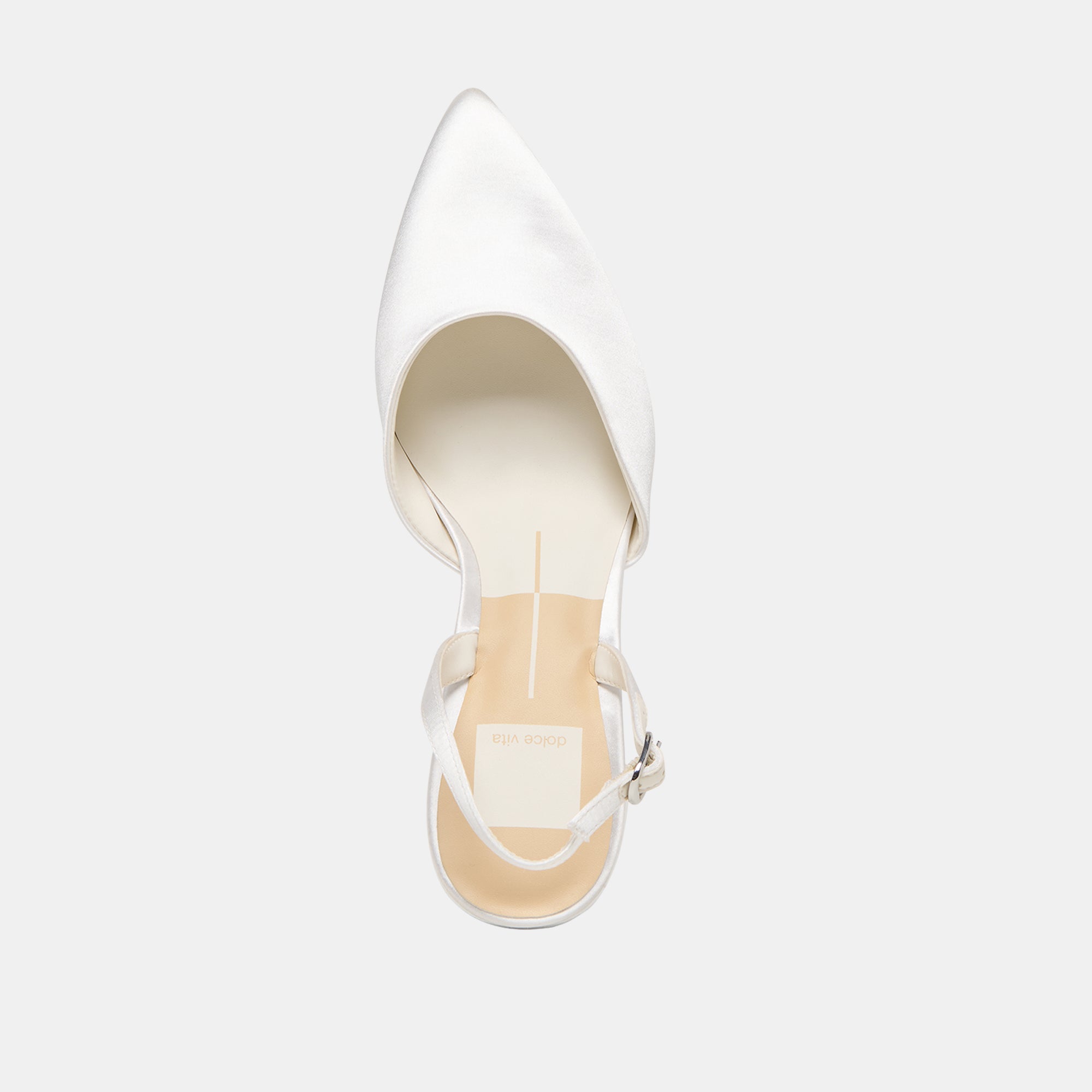 Dolce Vita SHOES | Carel True White Satin High Heels