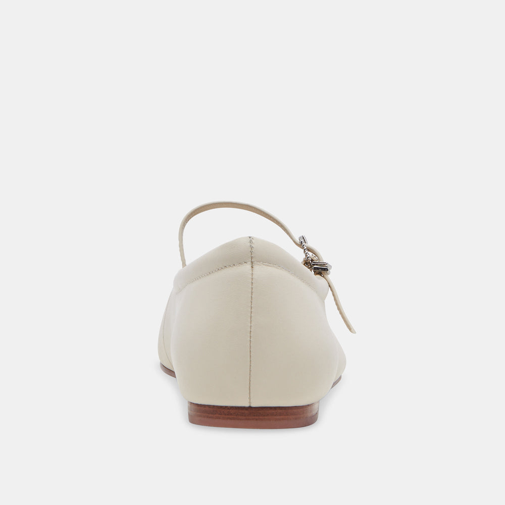Dolce Vita SHOES | Reyes Ivory Leather Ballet Flats