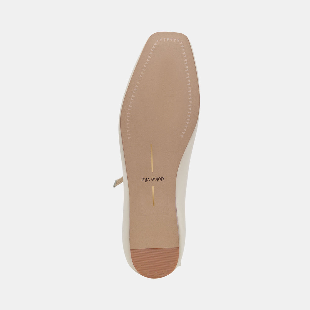 Dolce Vita SHOES | Reyes Ivory Leather Ballet Flats