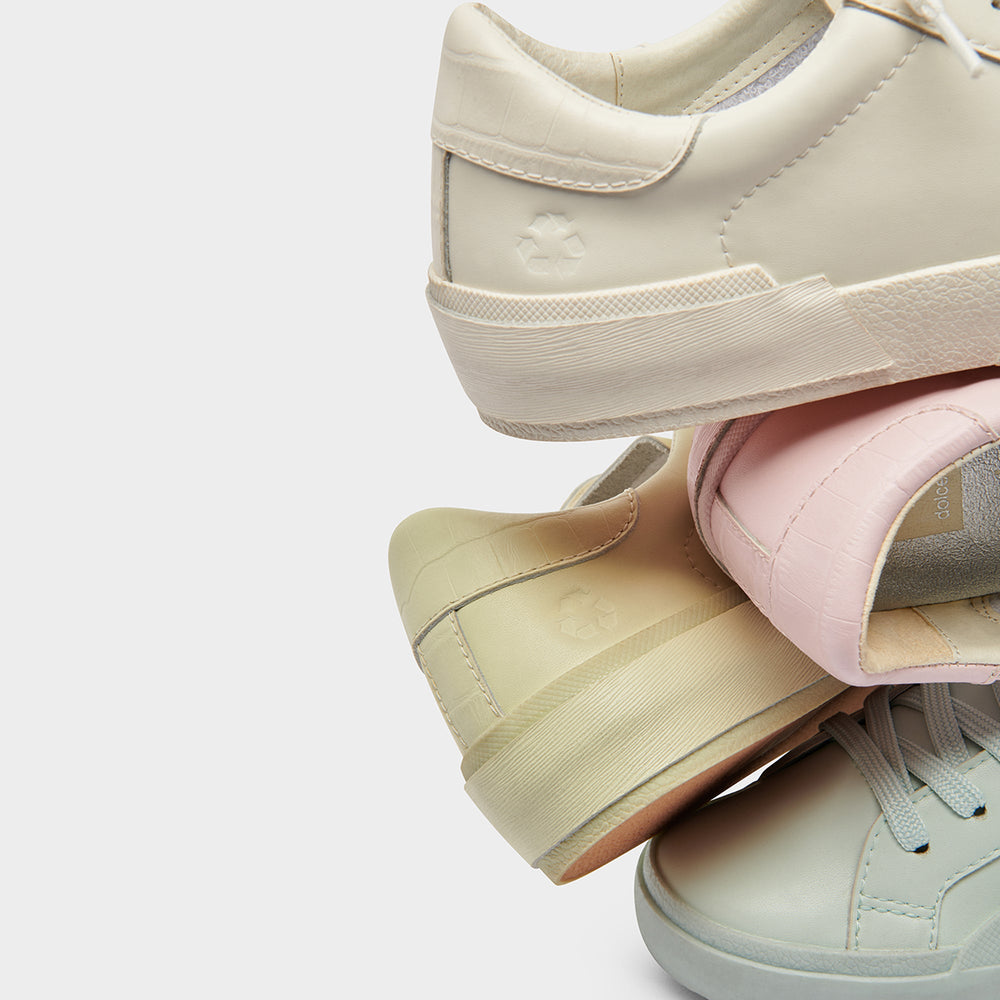 Dolce Vita SHOES | Zina 306 Sneakers White Recycled Leather | White Leather Sneakers
 – Dolce Vita