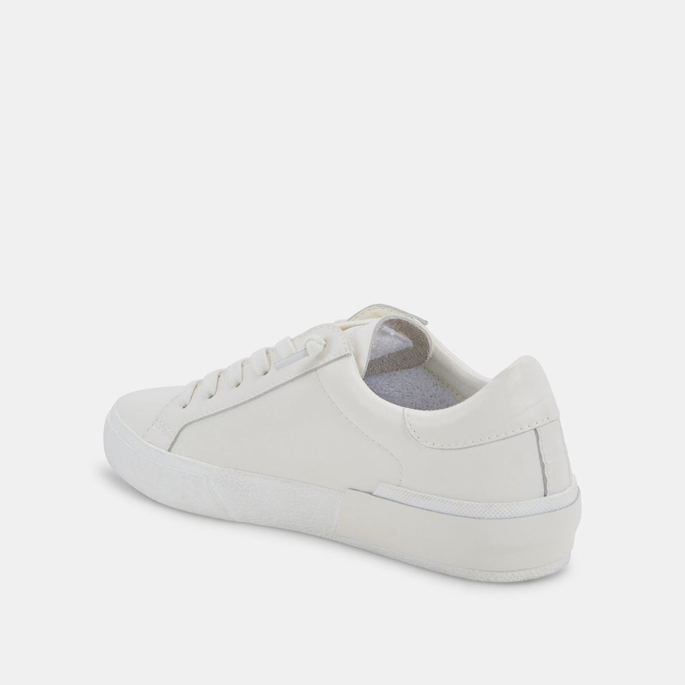 Dolce Vita SHOES | Zina 306 Sneakers White Recycled Leather | White Leather Sneakers
 – Dolce Vita